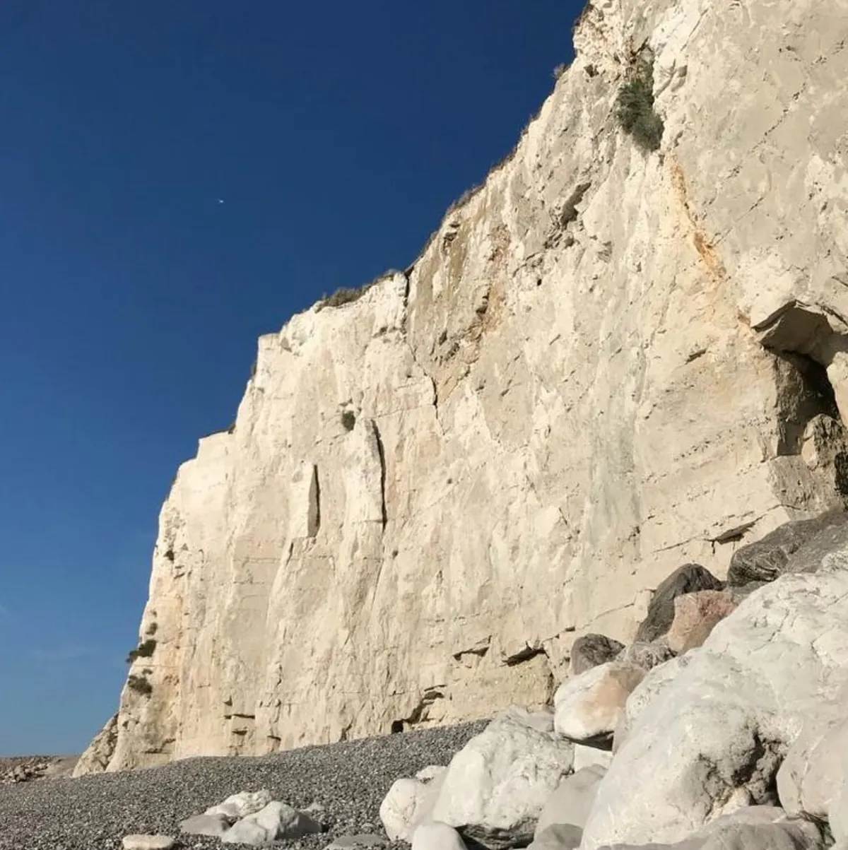 Falaise de craie blanche d'Ault