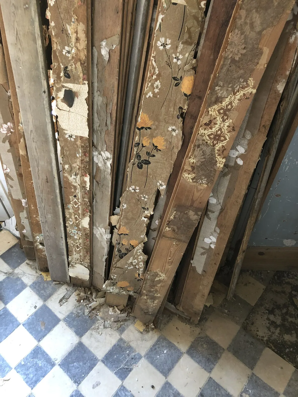 Plafonds et sols d'origine avant rénovation